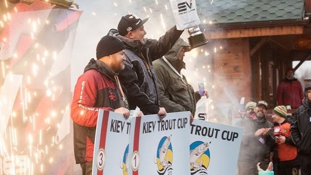 Соревнования по ловле форели на озере Михайлына Kiev Trout Cup 2015