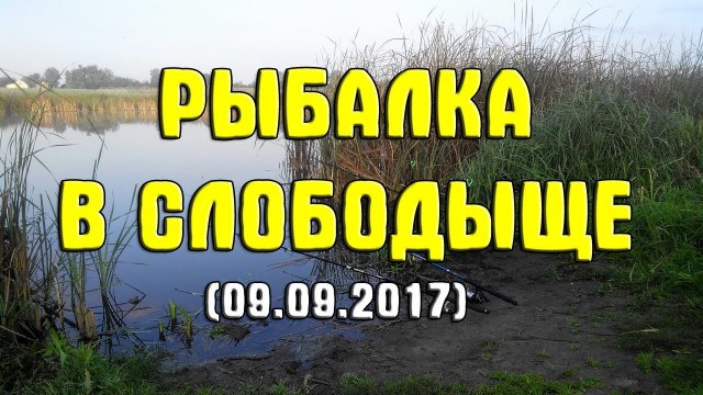 Рыбалка в с. Слободыще (09.09.2017). Ловля карася на поплавочную снасть