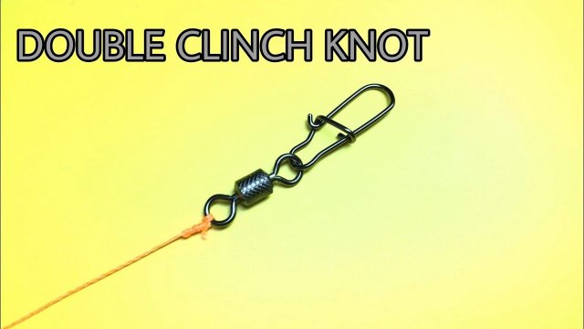 DOUBLE CLINCH KNOT | КАК ПРИВЯЗАТЬ КРЮЧОК