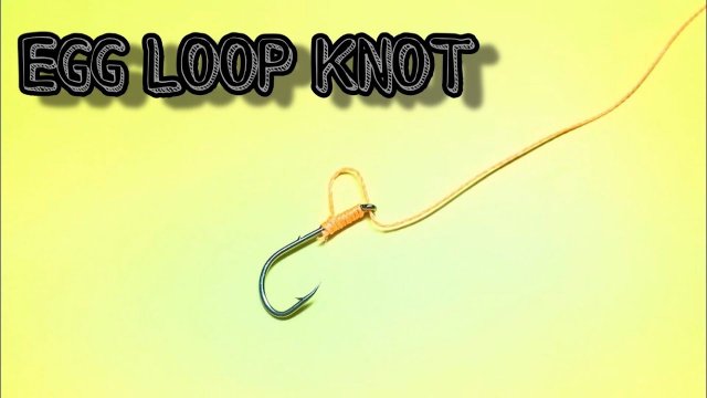 EGG LOOP KNOT | КАК ПРИВЯЗАТЬ КРЮЧОК