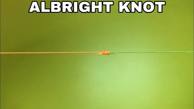 ALBRIGHT KNOT | КАК СВЯЗАТЬ ДВЕ ЛЕСКИ