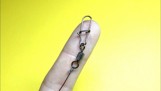 Как привязать вертлюжок | Вертлюжок к леске | Easy fishing knots