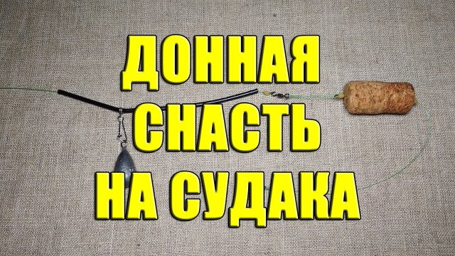 Донная снасть на судака. Монтаж оснастки на судака своими руками