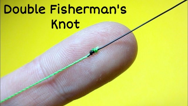 Как связать леску между собой. Соединительный узел double fisherman's knot. Лайфхаки и самоделки