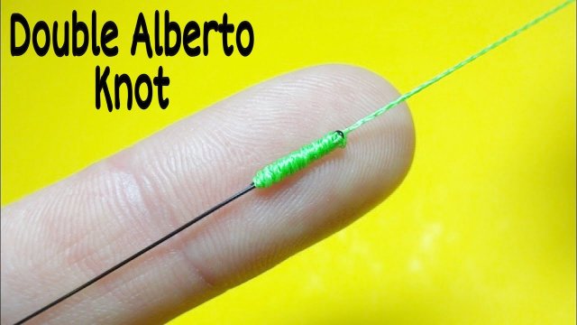 Как связать леску между собой. Соединительный узел double alberto knot. Лайфхаки и самоделки